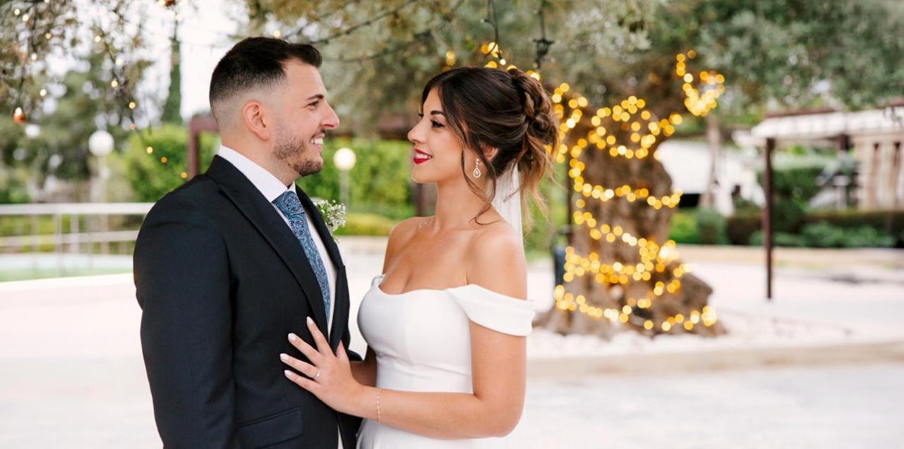 Boda en los jardines de Aquario Celebraciones, salón de bodas en Murcia